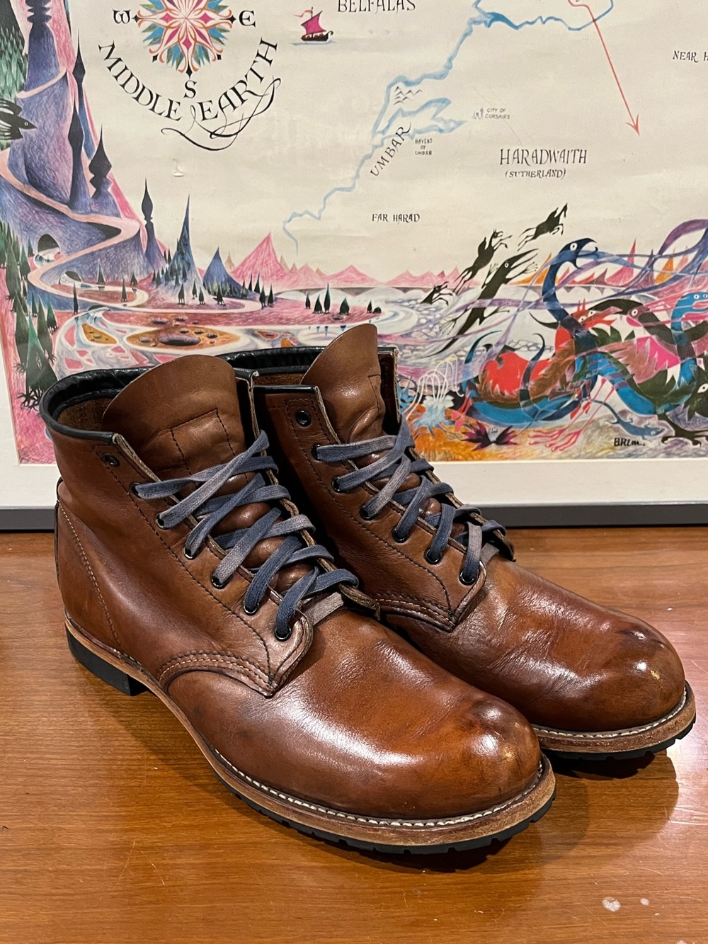 Red Wing Heritage 9016 Beckman Boots | Size 12D | Cigar Featherstone | Resoled